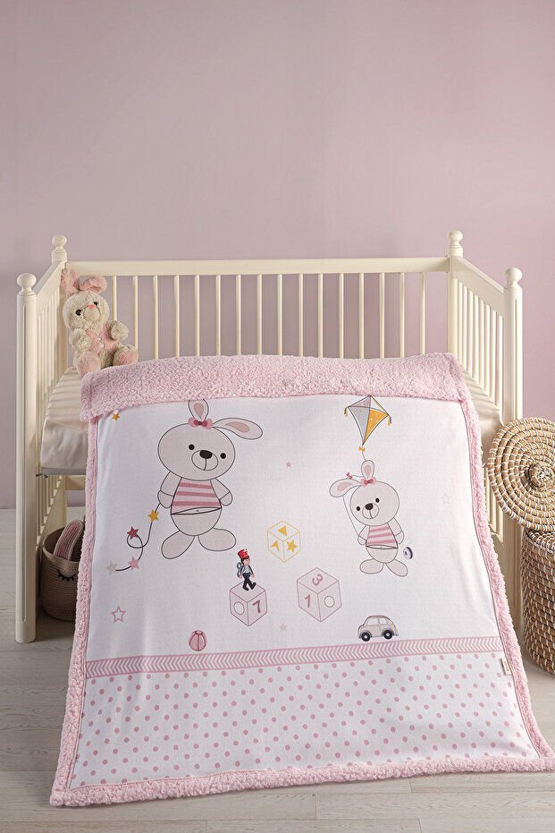 Kanz - Polarlı Bebek Tek Battaniye(knz-009) 152.01.0266.Bunny-------