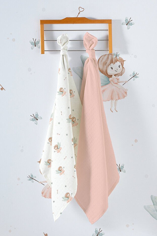 Kanz Çok Amaçlı Bebek Müslin Örtüsü 2'Li Set - Ballerina