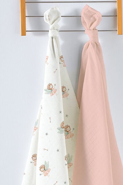 Kanz Çok Amaçlı Bebek Müslin Örtüsü 2'Li Set - Ballerina