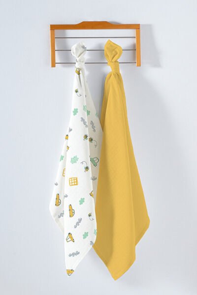 Kanz Çok Amaçlı Bebek Müslin Örtüsü 2'Li Set - Cars