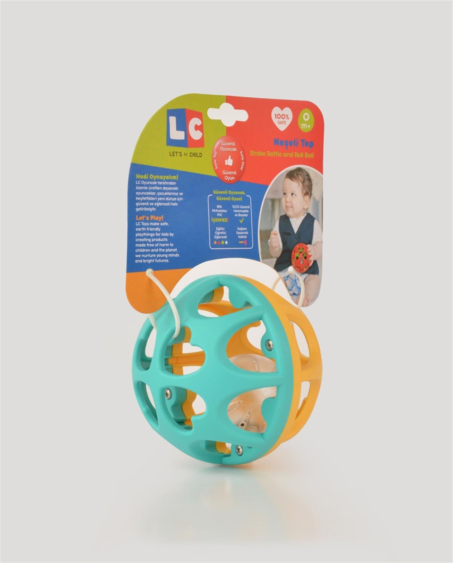 Let's Be Child LC Balık Diş Kaşıyıcı & Çıngırak 0 m+ LC-30932