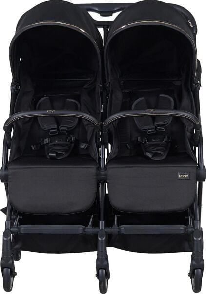 Prego London İkiz Bebek Arabası 2236 Siyah