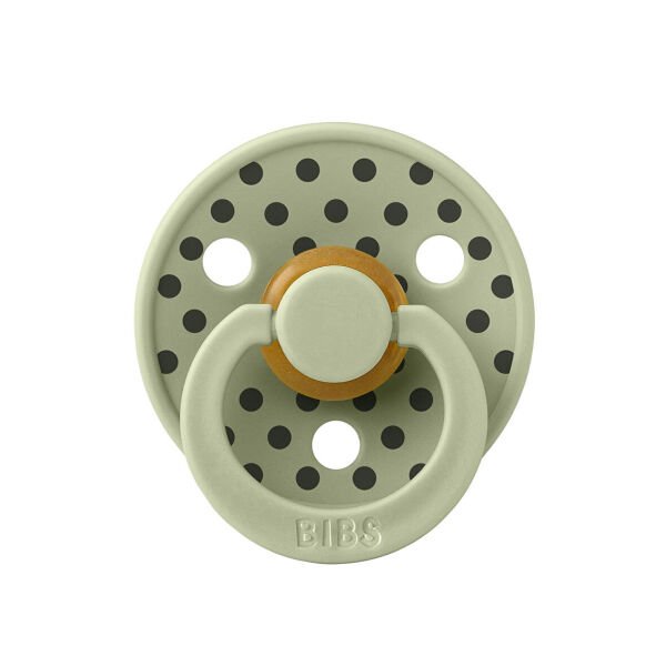 Bibs Studio Polka Small Emzik-Sage Iron 6+ay