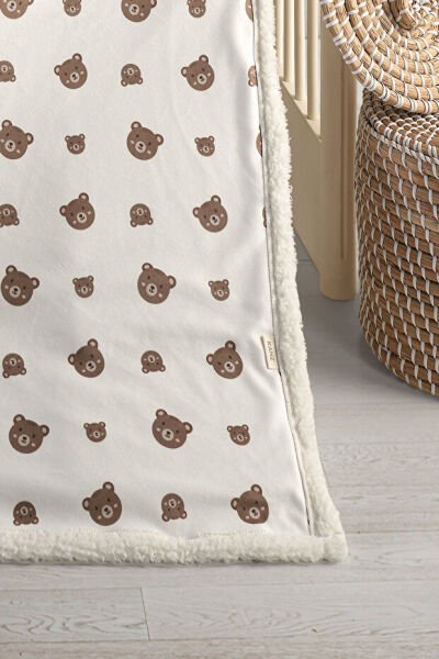Kanz Polar Bebek Battaniye Örtüsü - Brown Bear