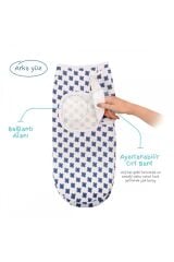 Sevi Bebe İnterlok Bebe Kundak - Mavi Çiçek 118-170