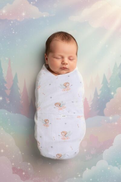 Kanz Yenidoğan %100 Pamuk Müslin Hazır Kundak