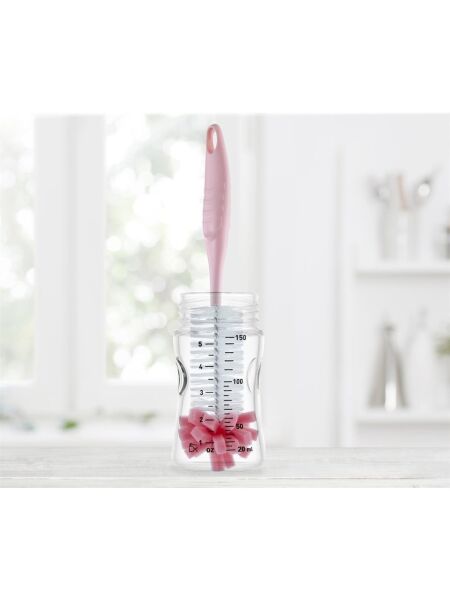 Babyjem Süngerli Biberon  Fırçası Pembe  776