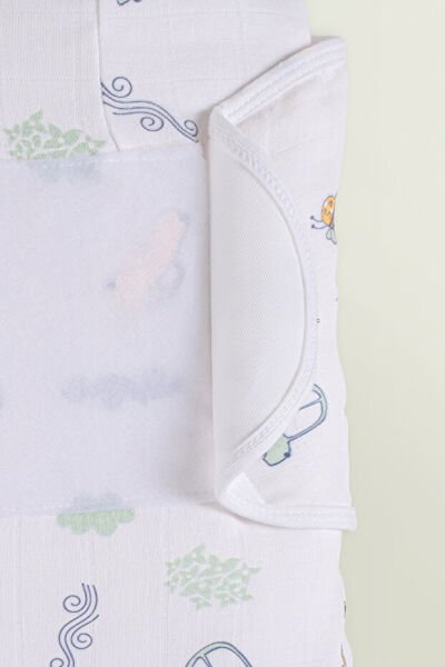 Kanz Yenidoğan %100 Pamuk Müslin Hazır Kundak Cırtlı - Cars