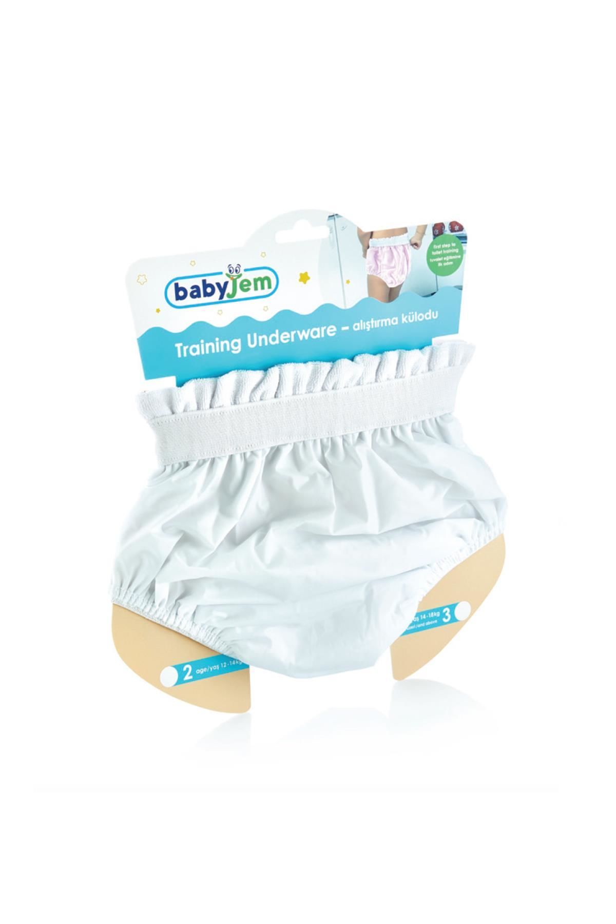 Babyjem Alıştırma Külodu 3 Yaş Beyaz 041