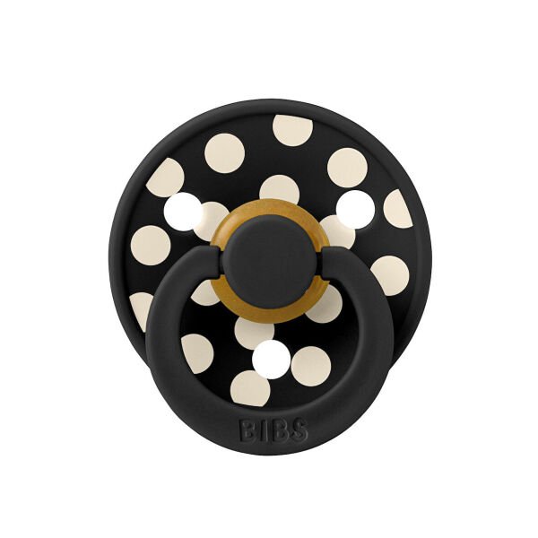Bibs Studio Polka Big Emzik-Black Ivory 6+ay