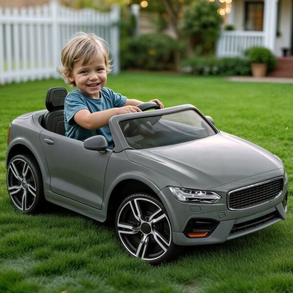 Dolu Grandex 12v Kumandali Akülü Araba Gifi Gri