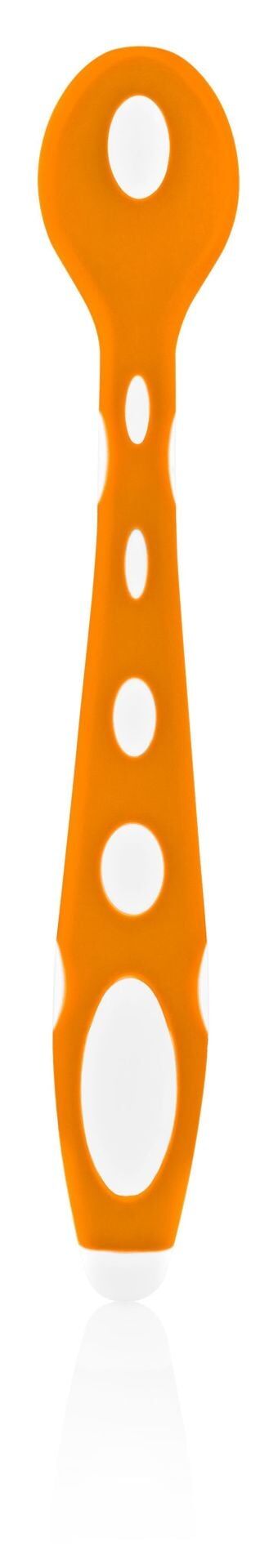 Babyjem Yumuşak Uçlu  Mama Kaşığı Turuncu Kırmızı 563