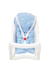 Sevi Bebe Mama Sandalyesi Minderi - Mavi Yıldız 150-1