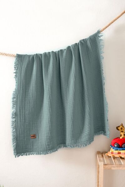 Kanz - Bebek 5 Kat Dolgulu Battaniye(knz-028) 153.01.0202.Yeşil-------