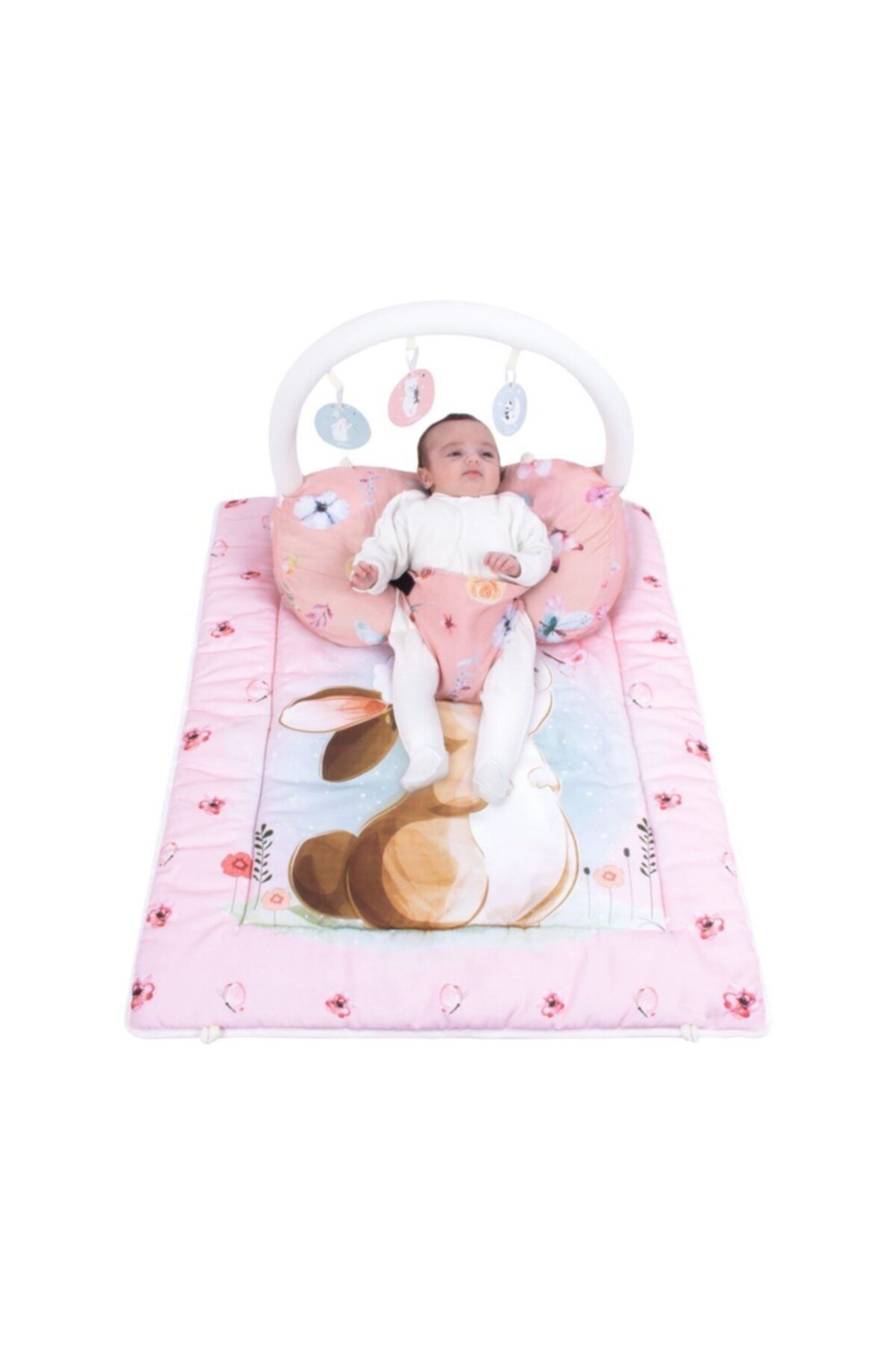 Sevi Bebe Çok Fonksiyonlu Oyun Minderi - Tavşan 376-155