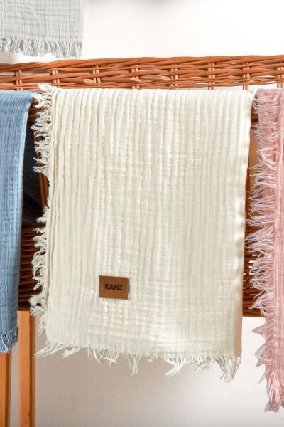 Kanz - Bebek 5 Kat Dolgulu Battaniye(knz-028) 153.01.0202.Bej---------