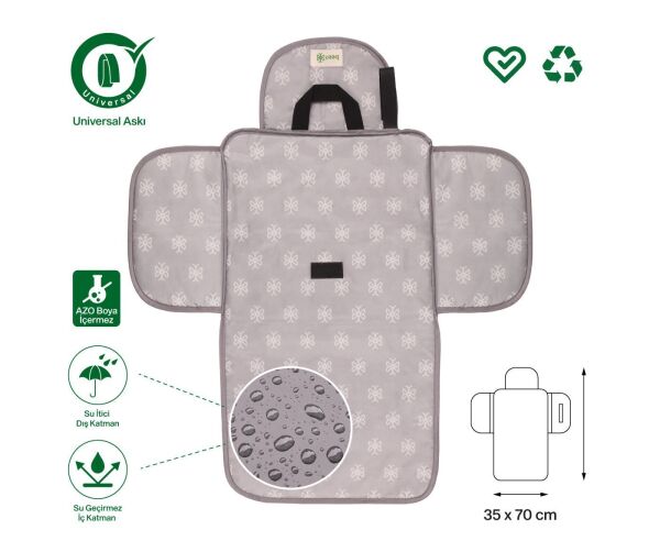 Been Functıonal Baby Care Mat/fonksiyonel Bebek Bakım Matı Gri