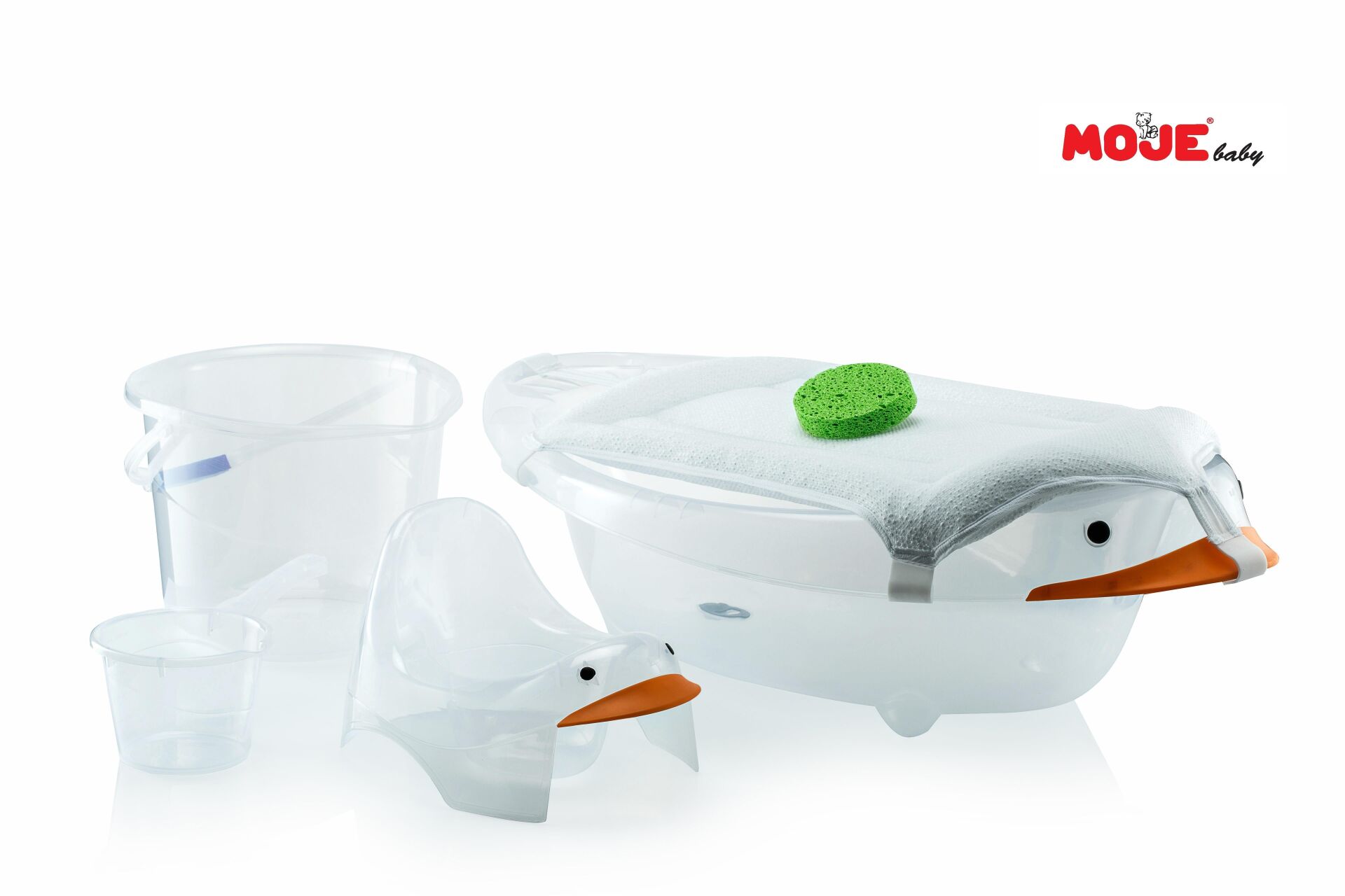 Moje Ördekli 6'lı Banyo Küvet Seti (kutulu) Beyaz