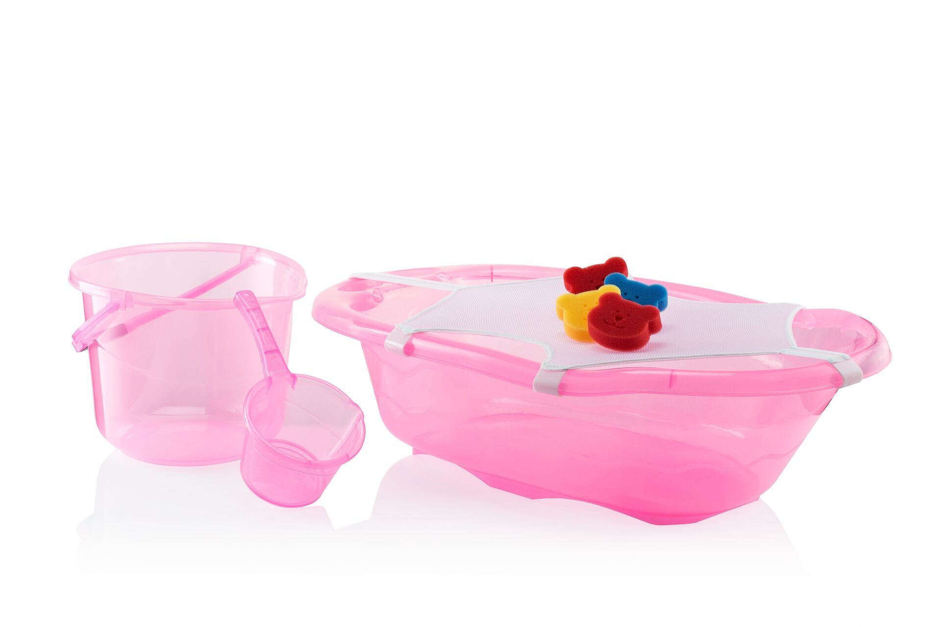 Moje 5'li Banyo Küveti Set  Pembe