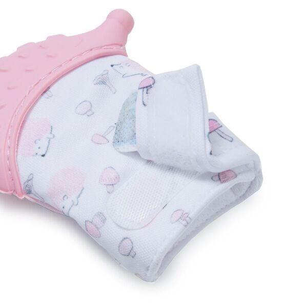 Babyjem Diş Kaşıyıcı Eldiven Kirpi Pembe 612