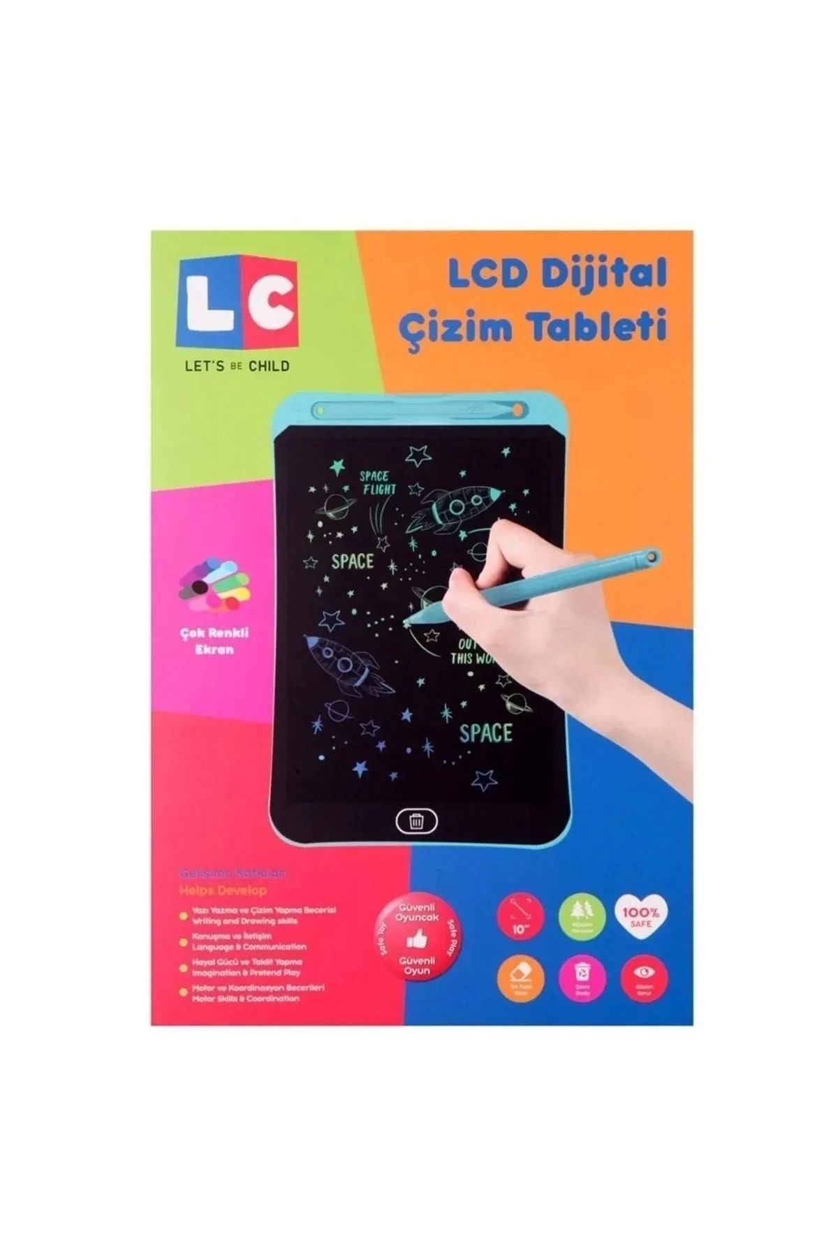 Let's Be Child LC Dijital Renkli Çizim Tableti