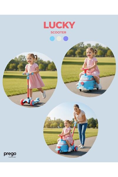 Prego Lucky İlk Arabam & Scooter Mavi L809