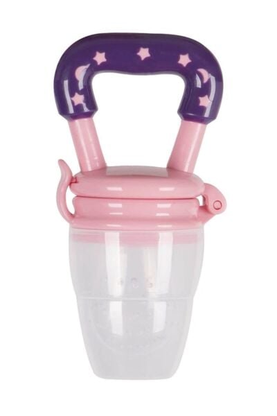 Sevi Bebe Silikon Meyve Emziği & Diş Kaşıyıcı - Pembe 240-2