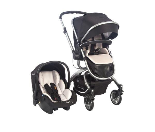 Pierre Cardin Twist +Plus Travel Sistem Bebek Arabası Siyah