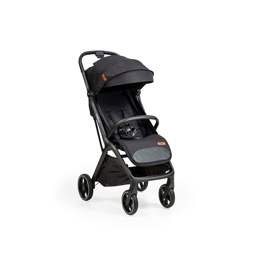 Baby2Go Calico Otomatik Katlanan Kabin Boy Bebek Arabası (Sıyah)