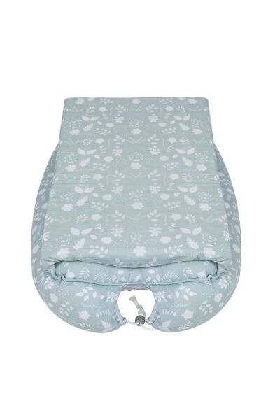 Sevi Bebe Anne Yanı Bebek Reflü Yatağı -  Yaprak Desen 273-92