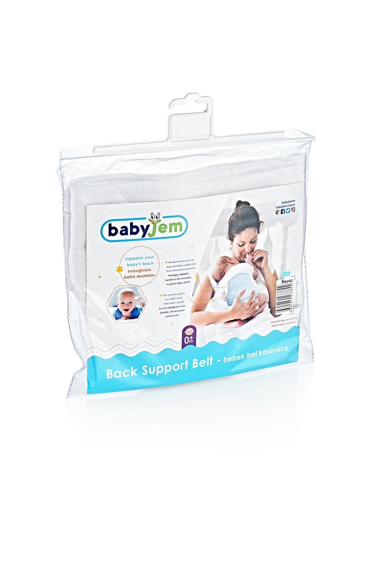 Babyjem Bebek Sırt Desteği Beyaz 384