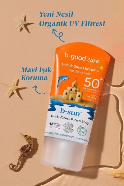 B-GOOD Bebek Çocuk Güneş Kremi Spf 50 Yüz Ve Vücut Için 150 ml