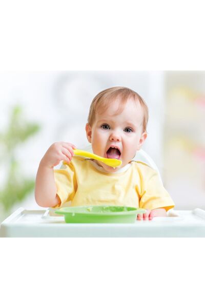 Babyjem 2'Li Mama Kaşığı Mavi-Sarı 494
