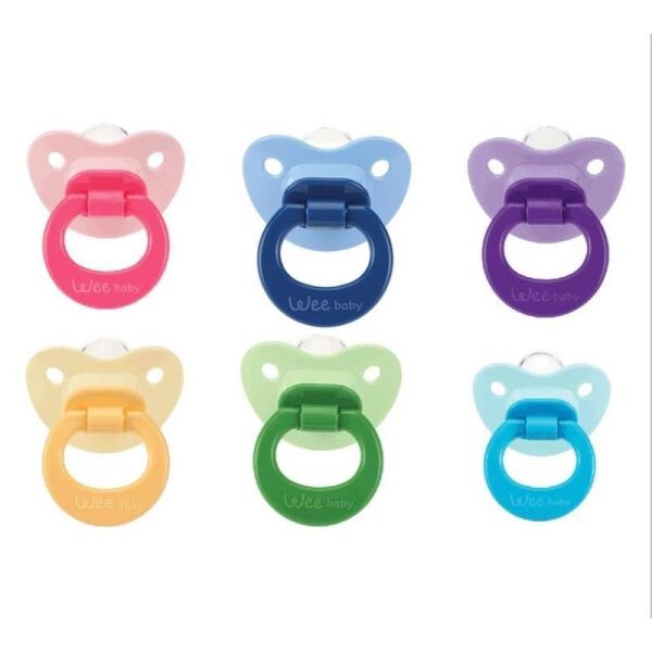 Wee Baby Damaklı Emzik No:2 Karma Renk Kod819