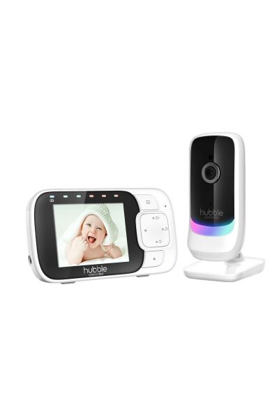 Hubble Nursery View Glow 2.8'' Gece Lambalı Dijital Bebek Kamerası