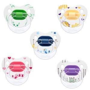 Wee Baby Emzik Silikonlu Damaklı Desenli NO:3 Kod:835 Karma Renk