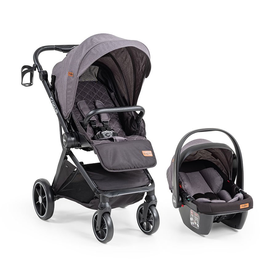 Baby2go Crocus Travel Sistem Bebek  Arabası Siyah