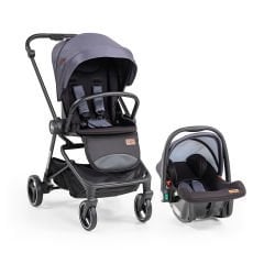 Baby2go Cosmos  Travel Sistem Bebek Arabası Koyu Gri