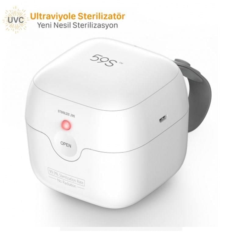 Deerma 59S S6 Ultraviyole (UVC) Mini Sterilizasyon Kutusu - Beyaz