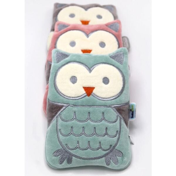 Babyjem Kiraz Çekirdekli Baykuş Kadife Gaz Yastığı / Gül Kurusu 366