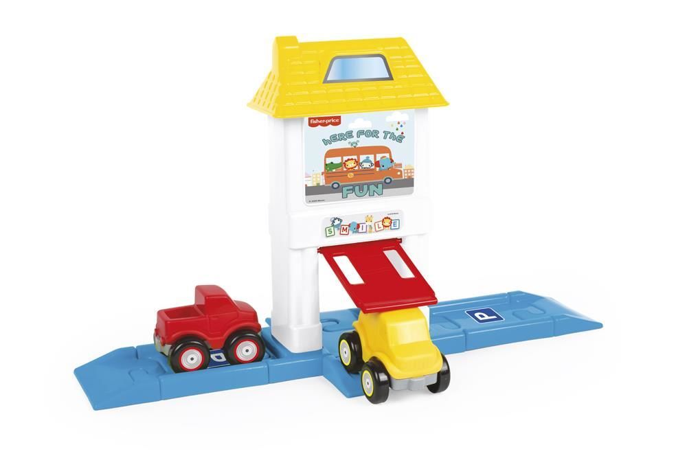 Fisher-price Pikap & Araba Ev Geçitli Yol Seti Roadway Set With House & Gate
