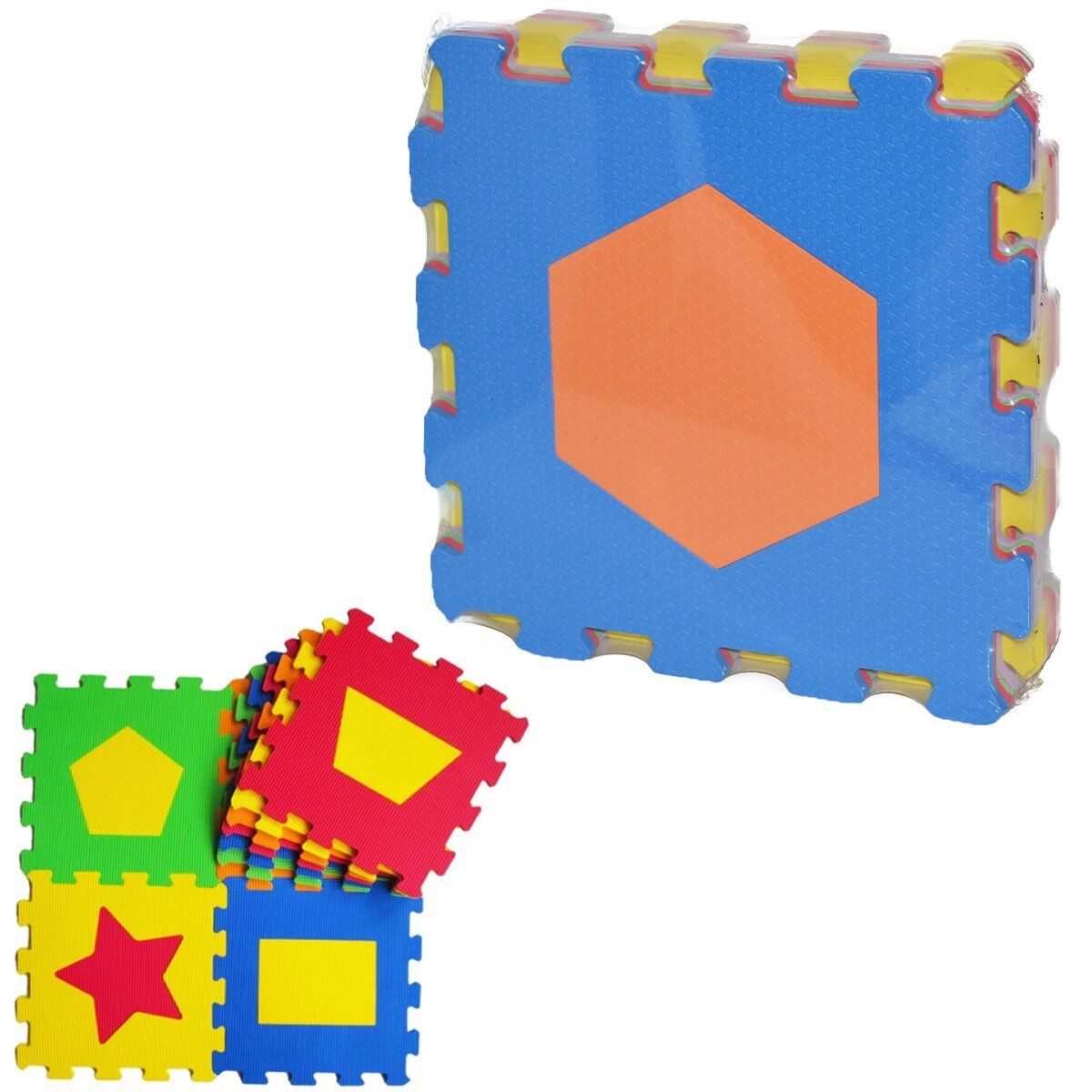Matrax Oyuncak Eva Puzzle 33x33 Cm Geometrik Şekiller