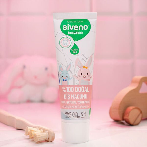 Siveno Bebek Ve Çocuklar İçin Doğal Diş Macunu 50 ml