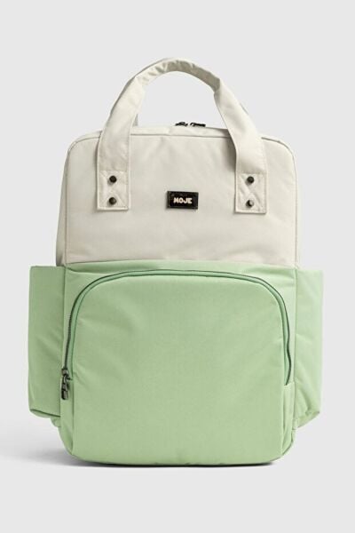 Moje Only Anne Bebek Bakım Çantası Krem-Yeşil