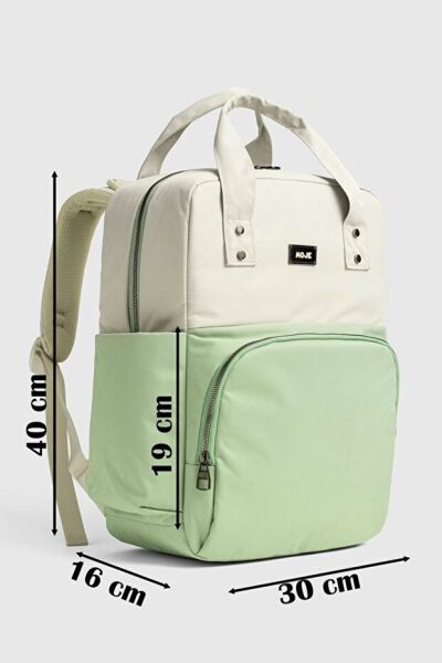 Moje Only Anne Bebek Bakım Çantası Krem-Yeşil