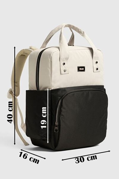 Moje Only Anne Bebek Bakım Çantası Krem-Siyah