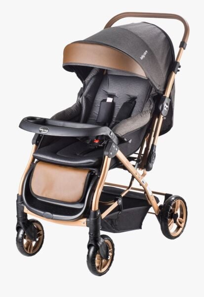 Baby Care Bc-65 Capron Çift Yönlü Puset Gold-Siyah ( Z )