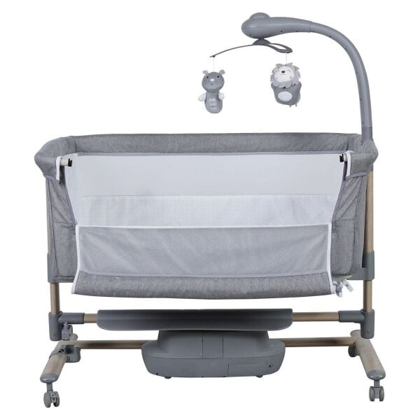 Prego Carmela Anne Yanı Elektrikli Beşik 4091 Gri