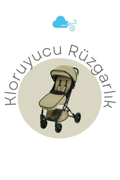 Baby Care Tripper Kabin Tipi Bebek Arabası - Beyaz (BC-270-B)
