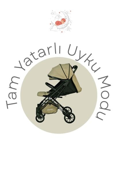 Baby Care Tripper Kabin Tipi Bebek Arabası - Beyaz (BC-270-B)